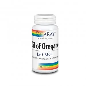Image of Solaray Oil of Oregano Aerial Extra 150mg Softgels 60 (5112)