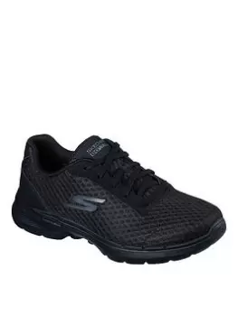 Image of Skechers Go Walk 6 Iconic Vision Trainers, Black, Size 3, Women