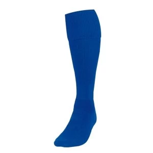 Image of Precision Plain Football Socks Royal UK Size J12-2