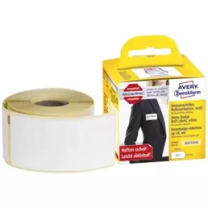 Image of Avery-Zweckform Label roll 41 x 89mm Film White 200 pc(s) Removable AS0722560 Name stickers