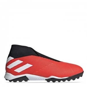 Image of adidas Nemeziz 19.3 Laceless Astro Turf Trainers - Red/Silver