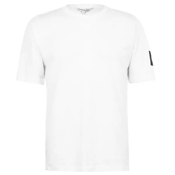 Image of Calvin Klein Jeans Badge T-Shirt - White 2XS