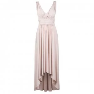 Image of Biba Dip Hem Maxi Dress Womens - Champagne