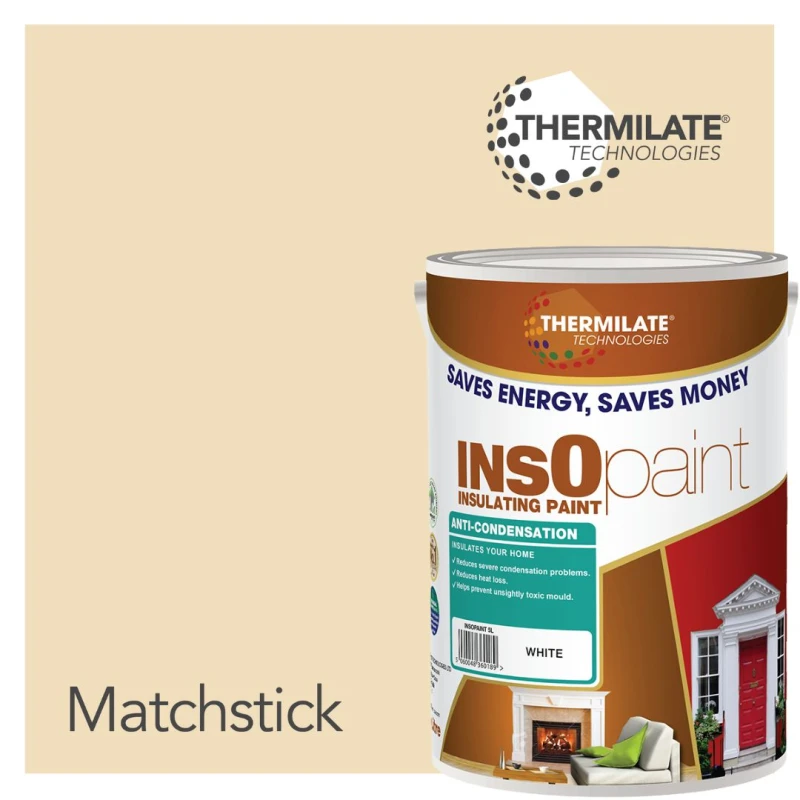 Image of THERMILATE TECHNOLOGIES Anti Condensation Paint - 5L in Matchstick Matchstick Unisex 5L