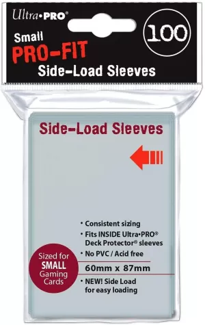 Image of Small Pro Fit 100 Card Sleeve Standard Size