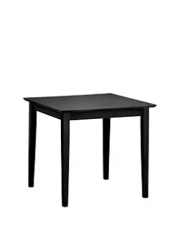 Image of Julian Bowen Rufford 80-160 Cm Extending Dining Table - Black