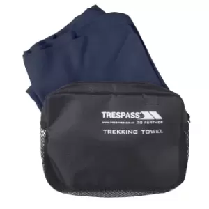 Image of Trespass Soaked Sports Towel (One Size) (Navy Blue)