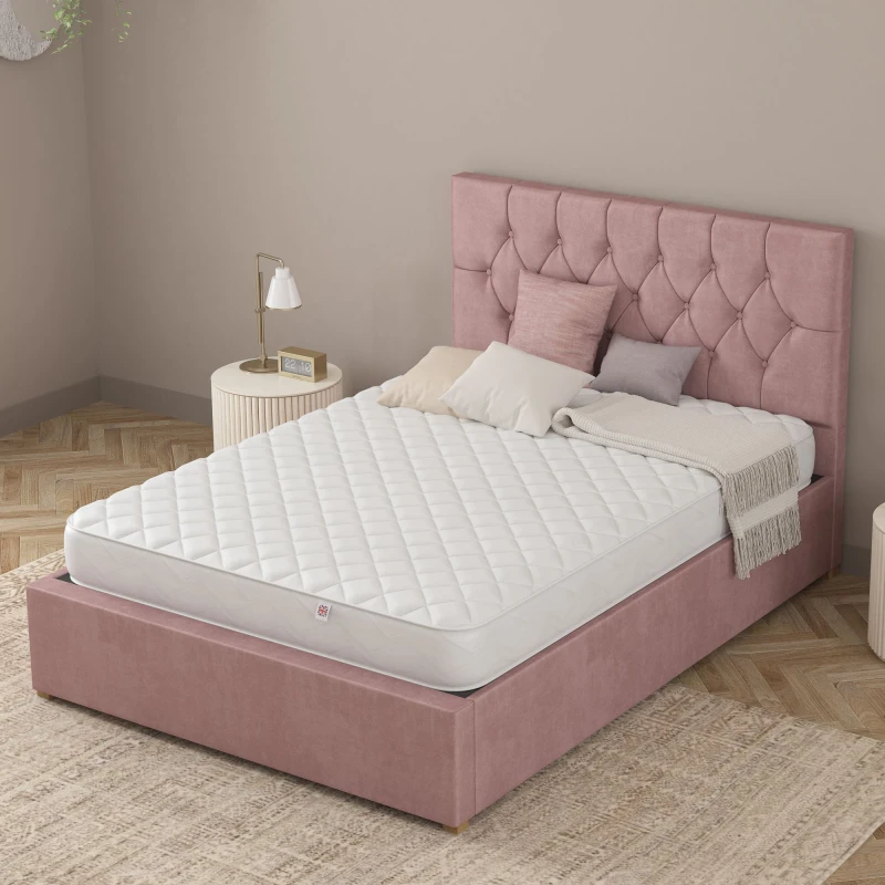 Image of Catherine Lansfield Catherine Lansfield Air Pure Breathable Mattress in White Size: Small Single White Small Single Unisex 5057632303431