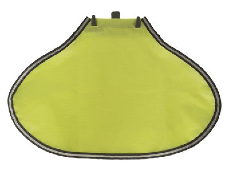 Image of Abus Neck Guard Attachment for Safety Helmets Yellow 41450