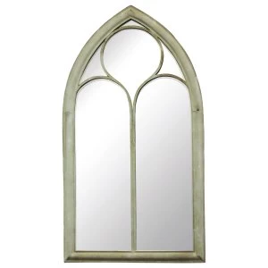 Image of Charles Bentley Gothic Style Chapel Glass Mirror - Natural Sand