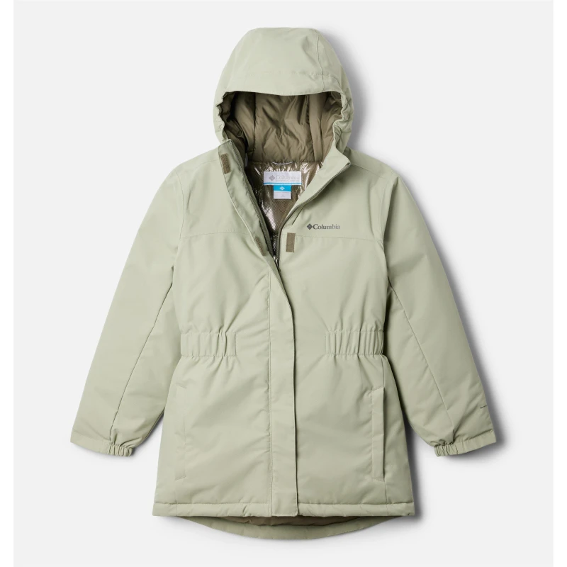 Image of Columbia Kids Hikebound Waterproof Insulated Puffer Jacket Green male 7-8 (S)