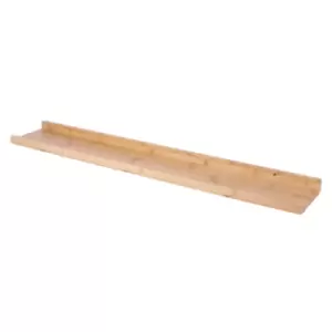 Image of Rustic Bamboo Block Floating Shelf 36" M&amp;W