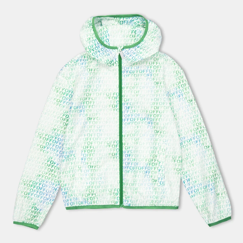 Image of Off White Kids Water-Resistant Windbreaker Multi male 8Y