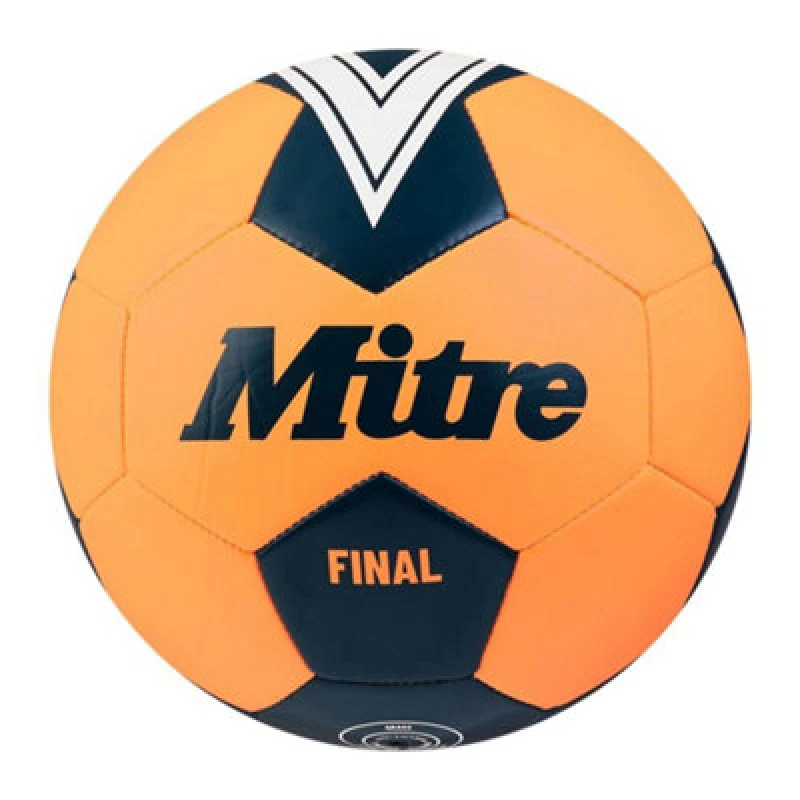 Image of Mitre Final 2024 Training Ball Orange/black (5)