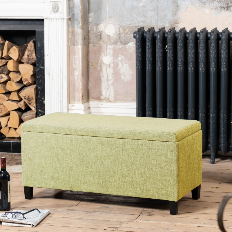 Image of Artemis Home Henbury Storage Ottoman in Green Green Unisex