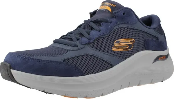 Image of Skechers Arch Fit 2.0 - The Keep Low-Top Trainers Mens Low Trainers 7 (41) Blue 10055218270