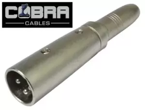Image of "XLR Male to 1/4" 6.35mm Jack Socket Adapter"