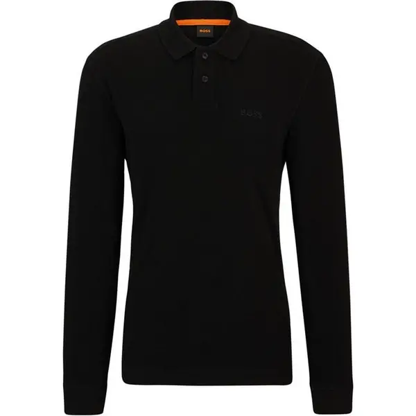 Image of Boss Boss Petempestolong 10247979 01 Long Sleeve Polos Small Black 54523103350