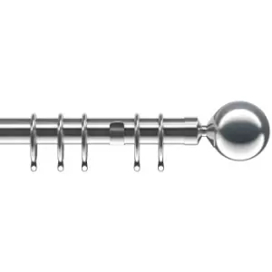 Image of Speedy Cantata Curtain Pole, 400cm, Silver