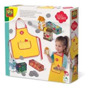 Image of SES CREATIVE Petits Pretenders Childrens Dress Up Costume Merchant Set, Unisex, Three Years and Above, Multi-colour...