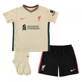 Image of Nike Liverpool Away Baby Kit 2021 2022 - Ivory