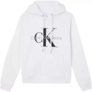 Image of Calvin Klein Jeans Monogram Hoodie - White