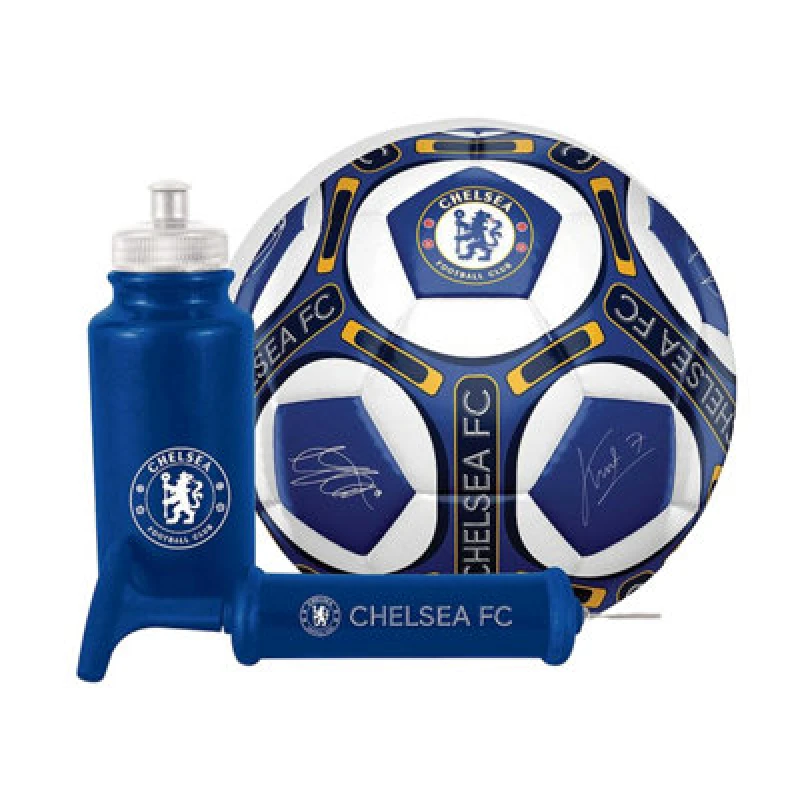 Image of Chelsea FC Chelsea FC Signature Gift Set in Blue Blue One Size Unisex 5063652591437