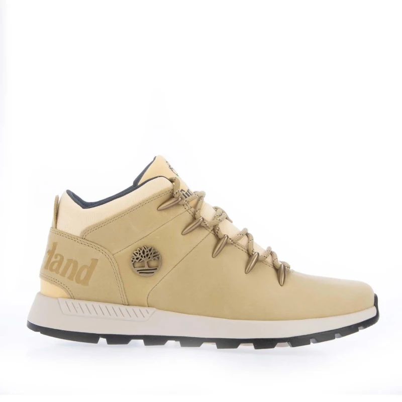 Image of Timberland Sprint Trekker Mid Lace Trainer Boots - Beige Beige 6.5