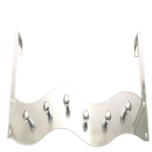 Image of BQ Silver Chrome effect Hook rail H178mm W43mm L450mm