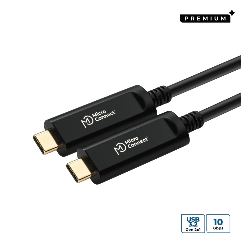 Image of Microconnect MC-USB3.1CC10OP USB cable USB 3.2 Gen 2 (3.1 Gen 2) 10 m