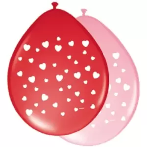 Image of Romantic Balloons With Heart Print