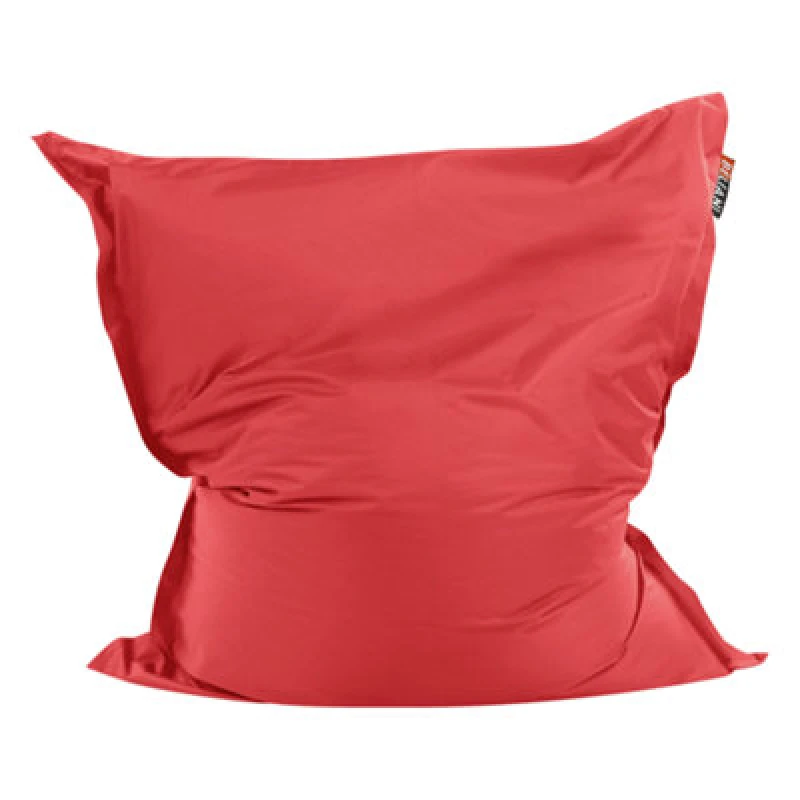Image of Beliani Bean Bag 300 L Fuzzy 140 Cm 180 Cm Red