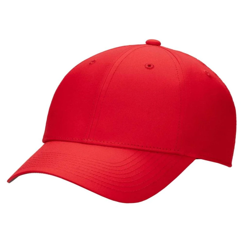Image of Nike Mens Blank Structured Baseball Cap in Red Red Male One Size