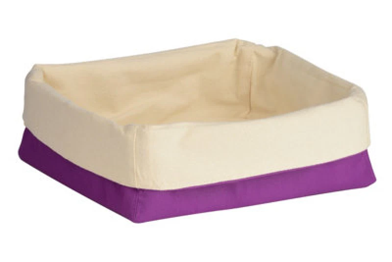 Image of Interiors by Premier Folded Design Large Bread Basket Purple