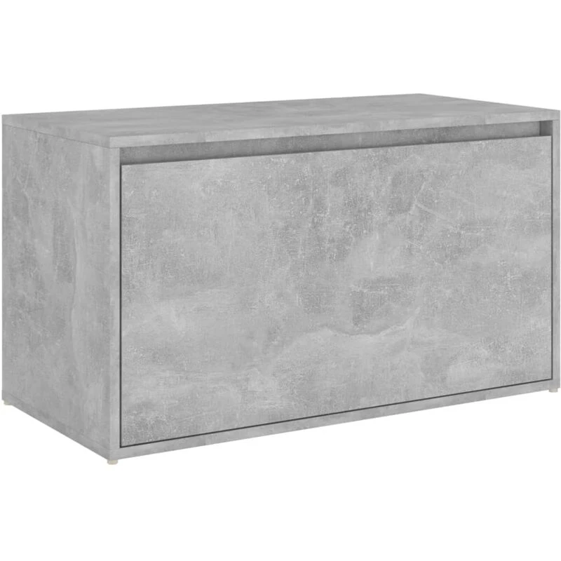 Image of VIDAXL Hall Bench 80x40x45cm Concrete Grey Engineered Wood vidaXL 8720286642672