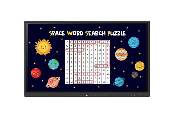 Image of LG 55TR3DK-B interactive whiteboard 139.7cm (55") 3840 x 2160 pixels Touch Screen Black 55TR3DK-B.AUEQ