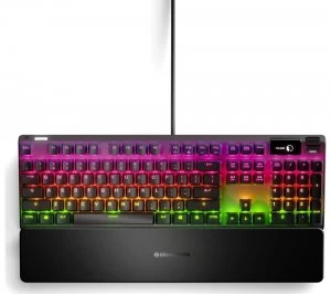 Image of SteelSeries Apex 7 Mechanical Gaming Keyboard - Blue Switches, Blue