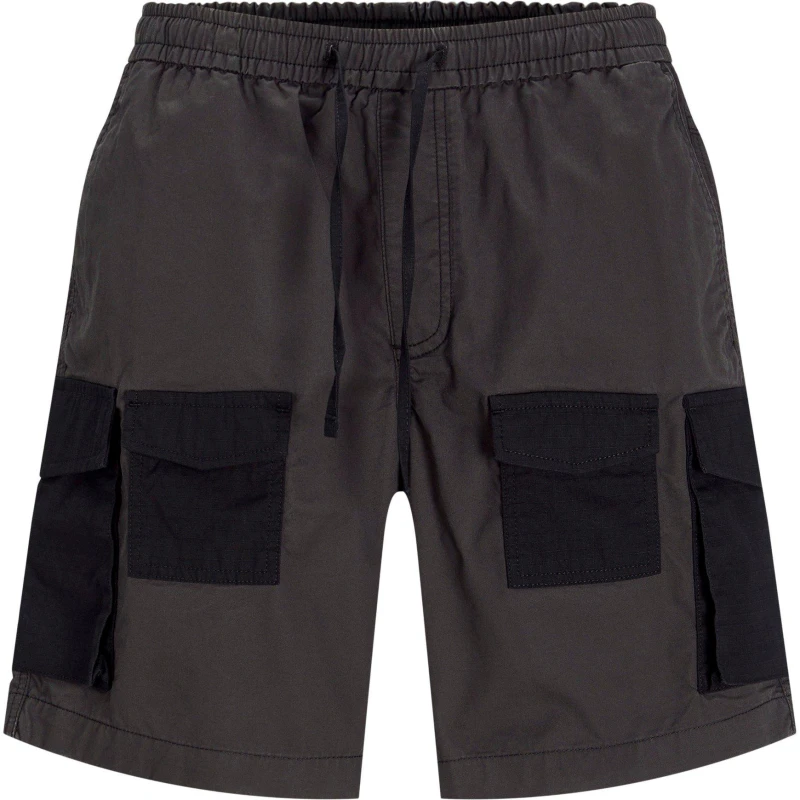 Image of Jack and Jones Alfie Cargo Shorts Mens - Black XS