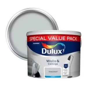 Image of Dulux Walls & Ceilings Goose Down Matt Emulsion Paint 7.5L