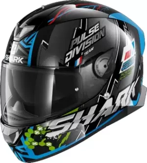 Image of Shark Skwal 2.2 Noxxys Helmet, black-blue, Size L, black-blue, Size L