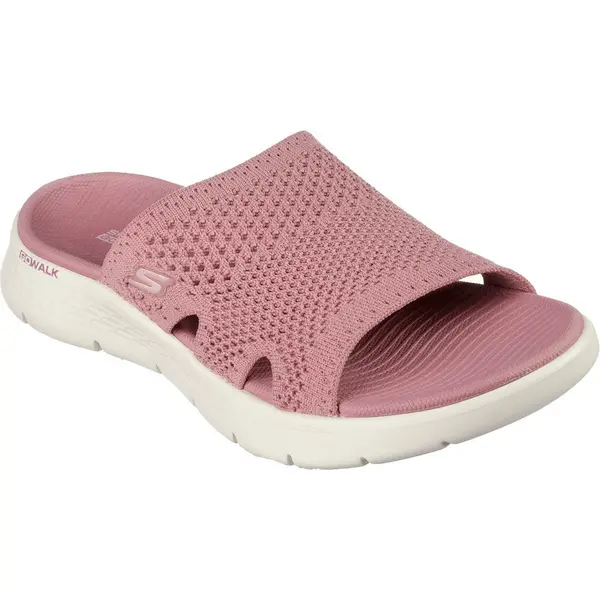 Image of Skechers Womens GO WALK Flex Elation Comfort Slide Sandals UK Size 4 (EU 37) Mauve SKE2256-MVE-4