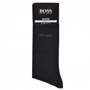Image of Hugo Boss George Cotton Socks Black