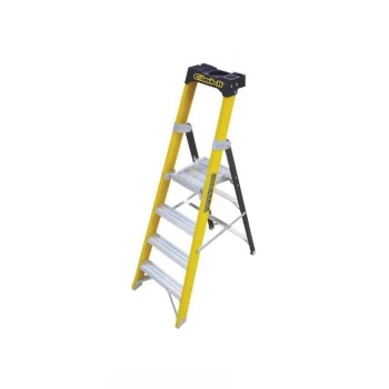 Image of GPC CLIMB-IT GLASS FIBRE PLATFORM STEP 3 Treads Tool Tray