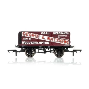 Image of Hornby 7 Plank Wagon George & Matthews 5 Era 2 Model Train