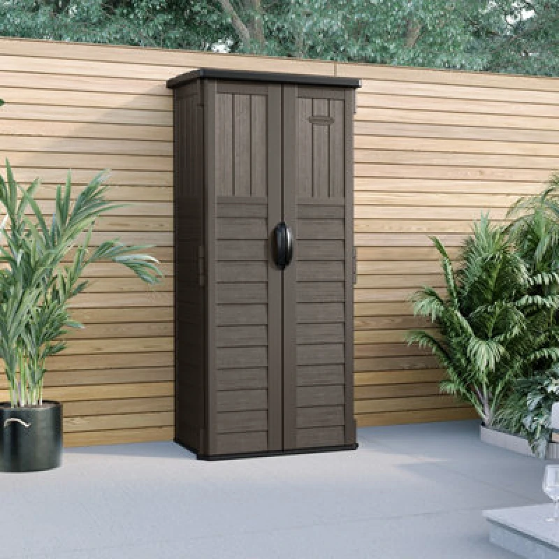 Image of Suncast Mannington Storage Cabinet - Stone Grey BMS1250SB