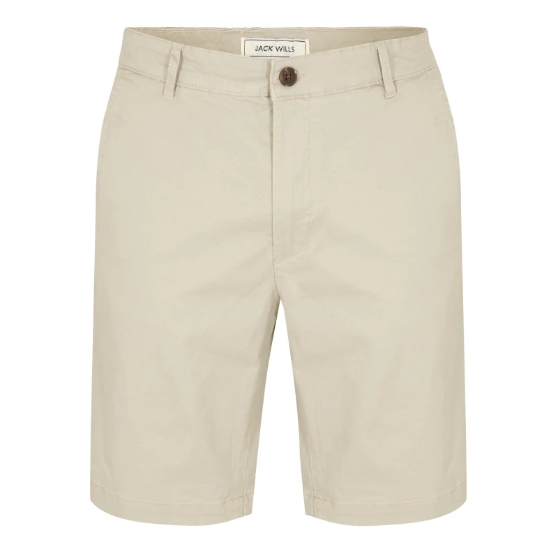 Image of Jack Wills Slim Chino Shorts Mens Willow male 28W R