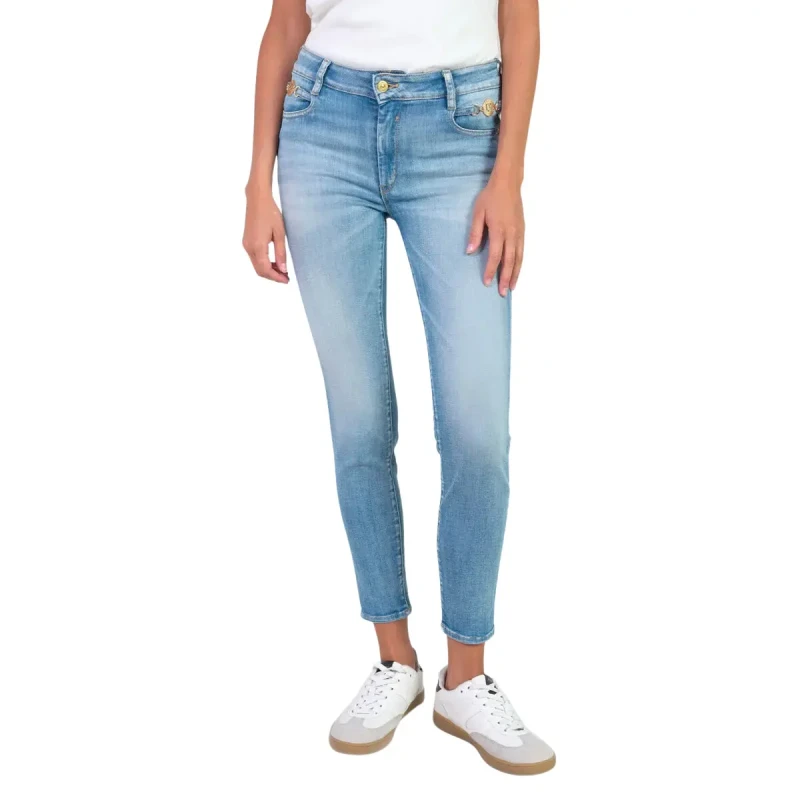 Image of Le Temps des cerises Womens jeans Le Temps des cerises Lonia Bleu Female 26