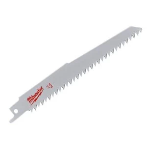 Image of Milwaukee Power Tools SAWZALL Sabre Blade Wood/Plastic 150mm 6 tpi (3)