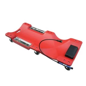 Image of Hilka 40" Mechanics Car Creeper With Magnetic Tray And LED Light