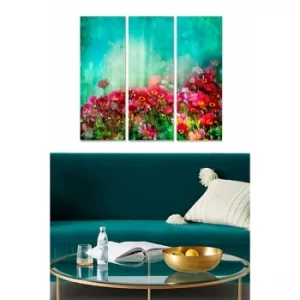 Image of MDF2444495 Multicolor Decorative MDF Painting (3 Pieces)